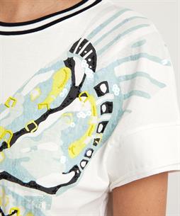 Marc Cain Sports T-Shirt mit Libellen-Print