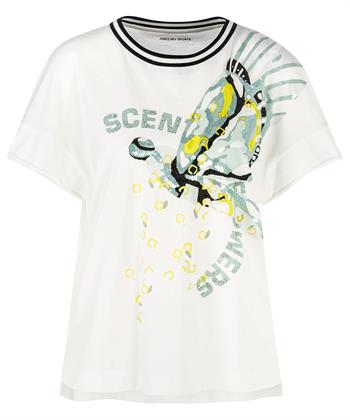Marc Cain Sports T-Shirt mit Libellen-Print