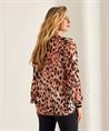 Marc Cain Sports Voile Bluse mit Pantherdruck
