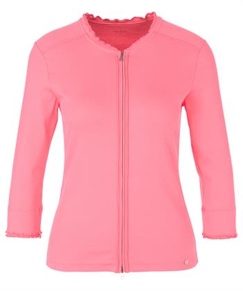 Marc Cain Strickjacke mit durchgehendem Reißverschluss
