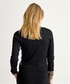 Marc Cain Strickjacke mit Panther-Print-Besatz