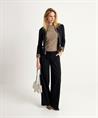 Marc Cain Strickjacke mit Panther-Print-Besatz