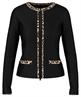 Marc Cain Strickjacke mit Panther-Print-Besatz