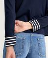 Marc Cain Strickjacke mit Reißverschluss und Streifendetails