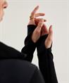 Marc Cain Strickjacke mit Rollkragen und Reißverschluss