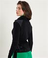 Marc Cain Strickjacke mit Rollkragen und Reißverschluss