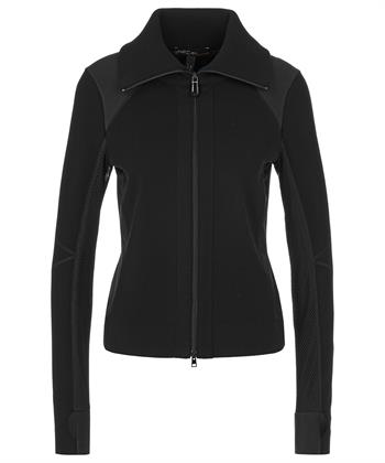 Marc Cain Strickjacke mit Rollkragen und Reißverschluss
