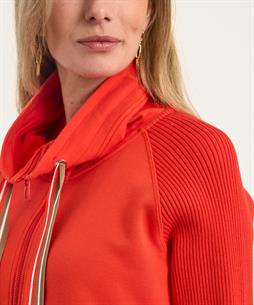 Marc Cain Strickjacke mit Rollkragen