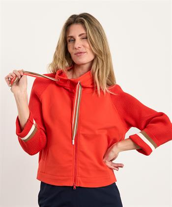 Marc Cain Strickjacke mit Rollkragen