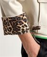 Marc Cain Sweatjacke mit Panther-Print zum Wickeln