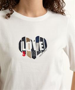 Marc Cain T-Shirt Herz Strass