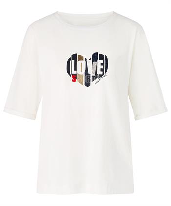 Marc Cain T-Shirt Herz Strass