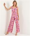 Marivie Jumpsuit mit Allover-Druck