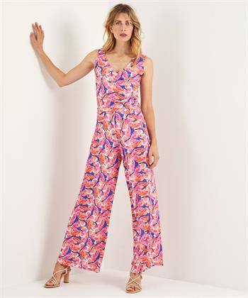 Marivie Jumpsuit mit Allover-Druck