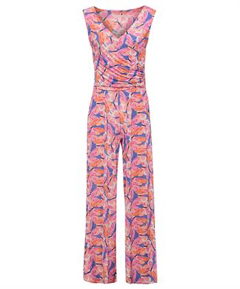 Marivie Jumpsuit mit Allover-Druck