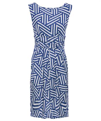 Marivie Slinky Kleid Grafikdruck
