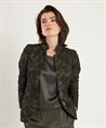 ML Collections Blazer 3D Blume metallisch