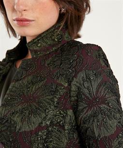 ML Collections Blazer 3D Blume metallisch