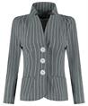 ML Collections Blazer gestreift Denim