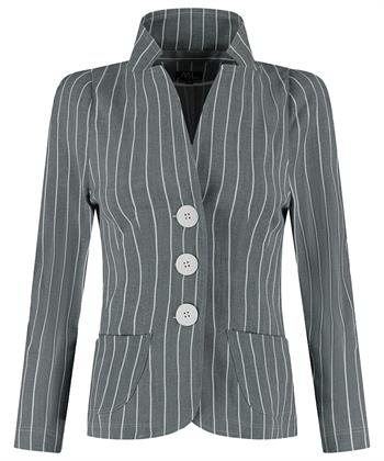 ML Collections Blazer gestreift Denim