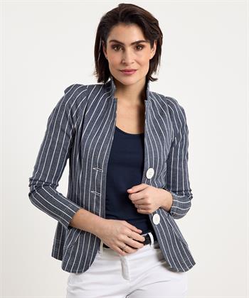 ML Collections Blazer gestreift Denim