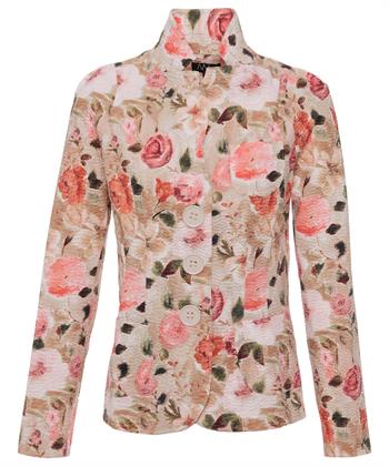 ML Collections Blazer Seersucker Rose Druck