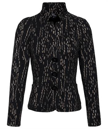 ML Collections Blazer texturierter foil Print