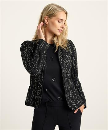ML Collections Blazer texturierter foil Print