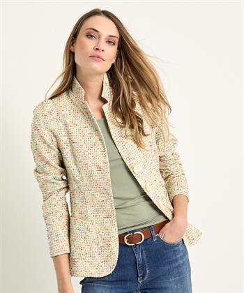 ML Collections Bouclé-Blazer mehrfarbig
