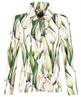 ML Collections Slinky Blazer Tulip Print