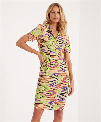 ML Collections slinky Kleid mit Swirl-Print