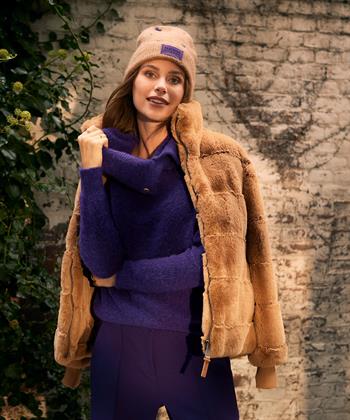 Moscow lustige Pelzjacke