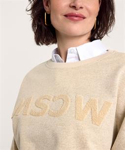 Moscow Pullover glitzert Logo