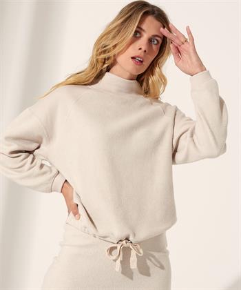 Moscow Pullover mit Fleece-Details Something