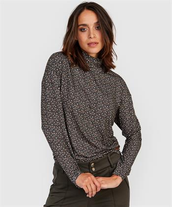 Moscow Top Rollkragen Millefleurs