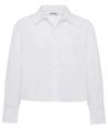 No Man's Land kurze Popeline-Bluse