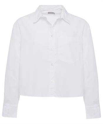 No Man's Land kurze Popeline-Bluse