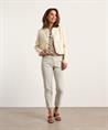 No Man's Land Lurex Top mit Wasserfall-Ausschnitt