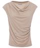 No Man's Land Lurex Top mit Wasserfall-Ausschnitt