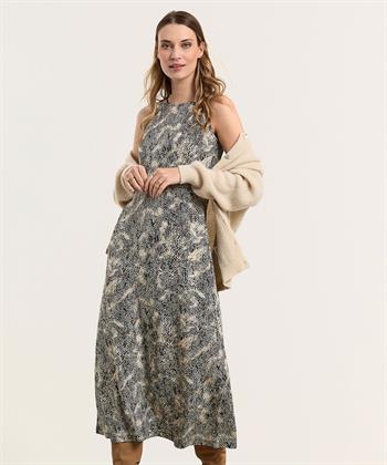 No Man's Land Slinky Kleid mit Schlangenmuster