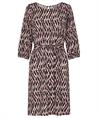 No Man's Land Slinky Kleid unscharfer Druck