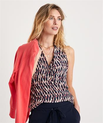 No Man's Land Slinky Overlay Top unscharfer Druck