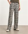 No Man's Land Slinky Palazzo-Hose mit Schlangenmuster