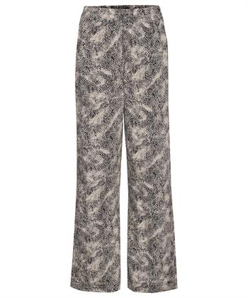 No Man's Land Slinky Palazzo-Hose mit Schlangenmuster
