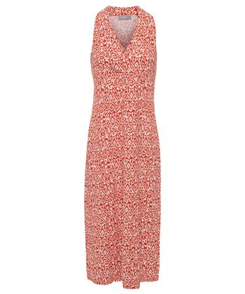 No Man's Land slinky ärmelloses Kleid Ikat Druck
