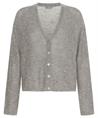No Man's Land Strickjacke aus Wollgemisch mit Pailletten