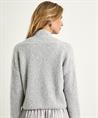 No Man's Land Wollmischung Bouclé-Strickjacke kurz