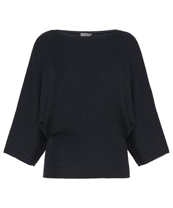 No Man's Land Wollpullover mit Fledermausärmeln