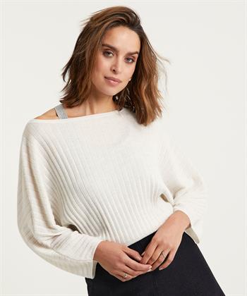 No Man's Land Wollpullover mit Fledermausärmeln
