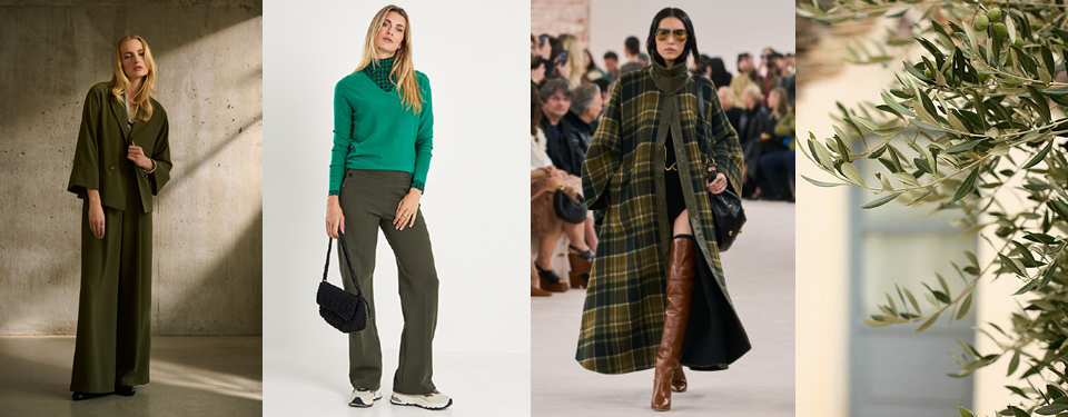Trendfarbe Grün Winterkollektion AW24